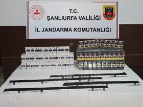 Şanlıurfa’da 460 paket kaçak sigara ele geçirildi
