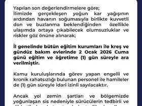 Şanlıurfa’da eğitime 1 gün ara verildi
