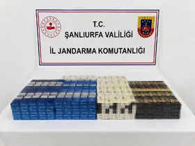Şanlıurfa’da kaçak alkol ve sigara ele geçirildi
