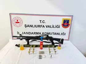 Şanlıurfa’da uyuşturucu ve silah ele geçirildi