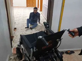 Şanlıurfa’daki engelli gence Ankara’dan akülü tekerlekli sandalye sürprizi
