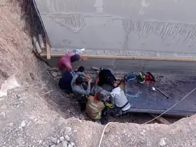 Şantiyede temele düşen şahıs yaralandı
