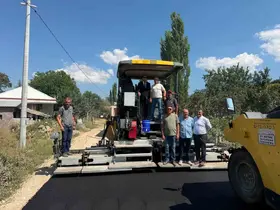 Şaphane Uğurlugüme köyünde yol çalışması tamamlandı
