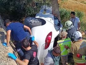 Şarampole devrilen otomobilin sürücüsü günlerdir süren hayat mücadelesini kaybetti
