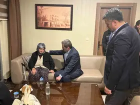 Şehit annesini Çorlu’ya vali ve başkan uğurladı
