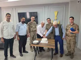 Şehit babaları jandarmanın kuruluş yıl dönümünü unutmadı
