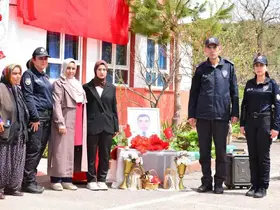 Şehit polisin adı memleketi Feke’de okula verildi
