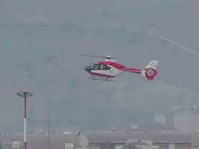Serebrovasküler hastası şahıs ambulans helikopter ile Van’a getirildi
