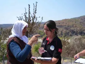 Seydikemer’de yangın sonrası Muğla Büyükşehir ekiplerinden seferberlik
