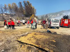 Seydikemer’de yangından etkilenen üreticiler yalnız bırakılmıyor
