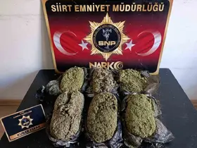 Siirt’te 3 kilo esrar ele geçirildi
