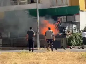 Siirt’te atık malzemelerde çıkan yangın söndürüldü
