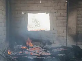 Siirt’te korkutan yangın
