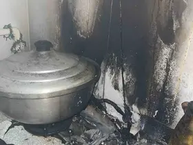 Siirt’te korkutan yangın
