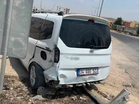 Siirt’te maddi hasarlı trafik kazası

