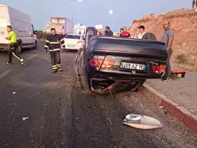 Siirt’te otomobil takla attı: 1 yaralı
