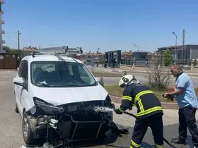 Siirt’te otomobiller çarpıştı

