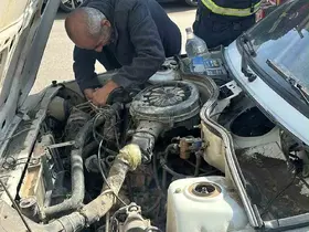 Siirt’te seyir hakindeki araç yandı
