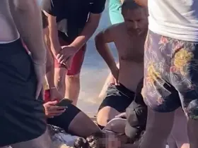 Şile’de boğulma tehlikesi geçiren küçük kızı ilk yardım personeli kurtardı

