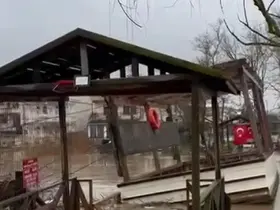 Şile’de sağanak su baskınlarına neden oldu
