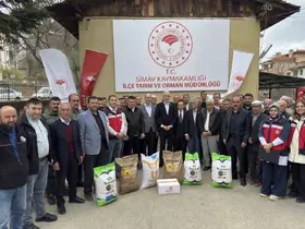 Simav’da çiftçilere yüzde 75 hibeli tohum desteği
