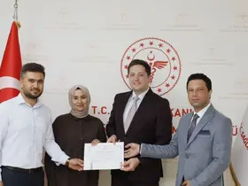 Sındırgı KETEM çalışanlarına başarılı kanser taramaları nedeniyle teşekkür belgesi
