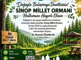 Sinop Millet Ormanı hizmete açılıyor
