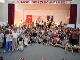 Sinop’ta 782 genç 9 hafta boyunca yeteneklerini keşfetti
