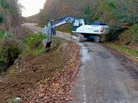 Sinop’ta heyelan önleme mesaisi
