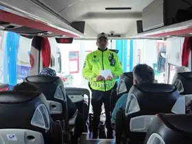 Sinop’ta polisten yolculara ’kemer’ uyarısı
