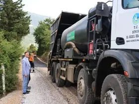 Sinop’ta sathi kaplama çalışmaları

