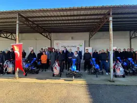 Sinop’ta üreticiye yüzde 100 hibeli makine desteği
