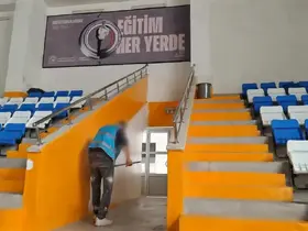 Sinop’ta yüzme havuzu yükümlülerin eliyle yenilendi

