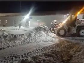 Şırnak’ta gece kar mesaisi devam ediyor
