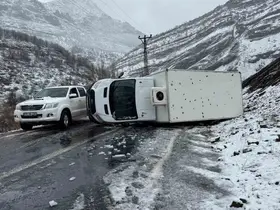 Şırnak’ta kamyonet devrildi: 1 yaralı
