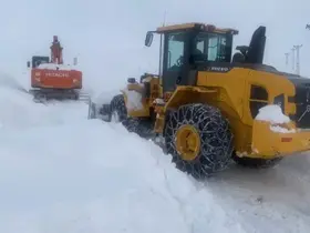 Şırnak’ta karla mücadele çalışmaları devam ediyor
