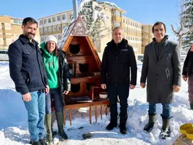 Sivas Belediyesi sokak hayvanlarını unutmadı
