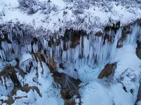 Sivas’ın Kardeniz’i beyaza büründü
