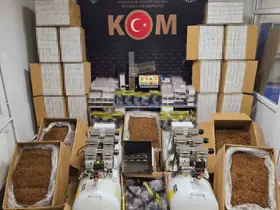 Sivas’ta binlerce makaron ele geçirildi
