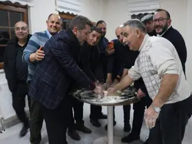 Sivas’ta kış gecelerinin vazgeçilmez lezzeti tel helva kültürü yaşatılıyor
