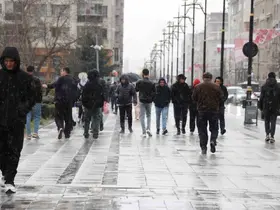 Sivas’ta kış geri döndü
