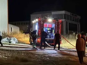 Sivas’ta OSB’deki fabrika yangını kontrol altına alındı
