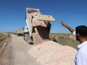 Siverek ilçesi büyükşehir belediyesinin çalışmalarıyla rahat bir nefes alıyor

