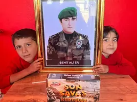 Siverek kamışlı ilkokulu’nda şehitlerimiz için anlamlı çalışma
