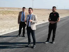 Sivrihisar-Çeltik bağlantı yolunda asfalt çalışmaları devam ediyor
