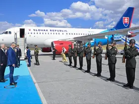 Slovakya Cumhurbaşkanı Pellegrini ve Slovenya Başbakanı Jansa Ankara’da
