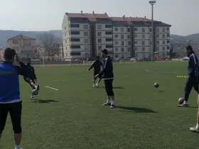 Söğütsporlu futbolcular son antrenman sonrası bayram iznine çıktı
