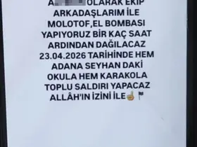 Sosyal medyadan "saldırı yapacağız" paylaşımına gözaltı
