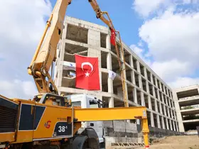 Spor Bilimleri Fakültesi’nin inşaat çalışmalarına yeniden başlandı
