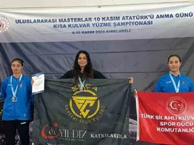 Sudenas Çakmak, 3 kez Türkiye rekoru kırdı

